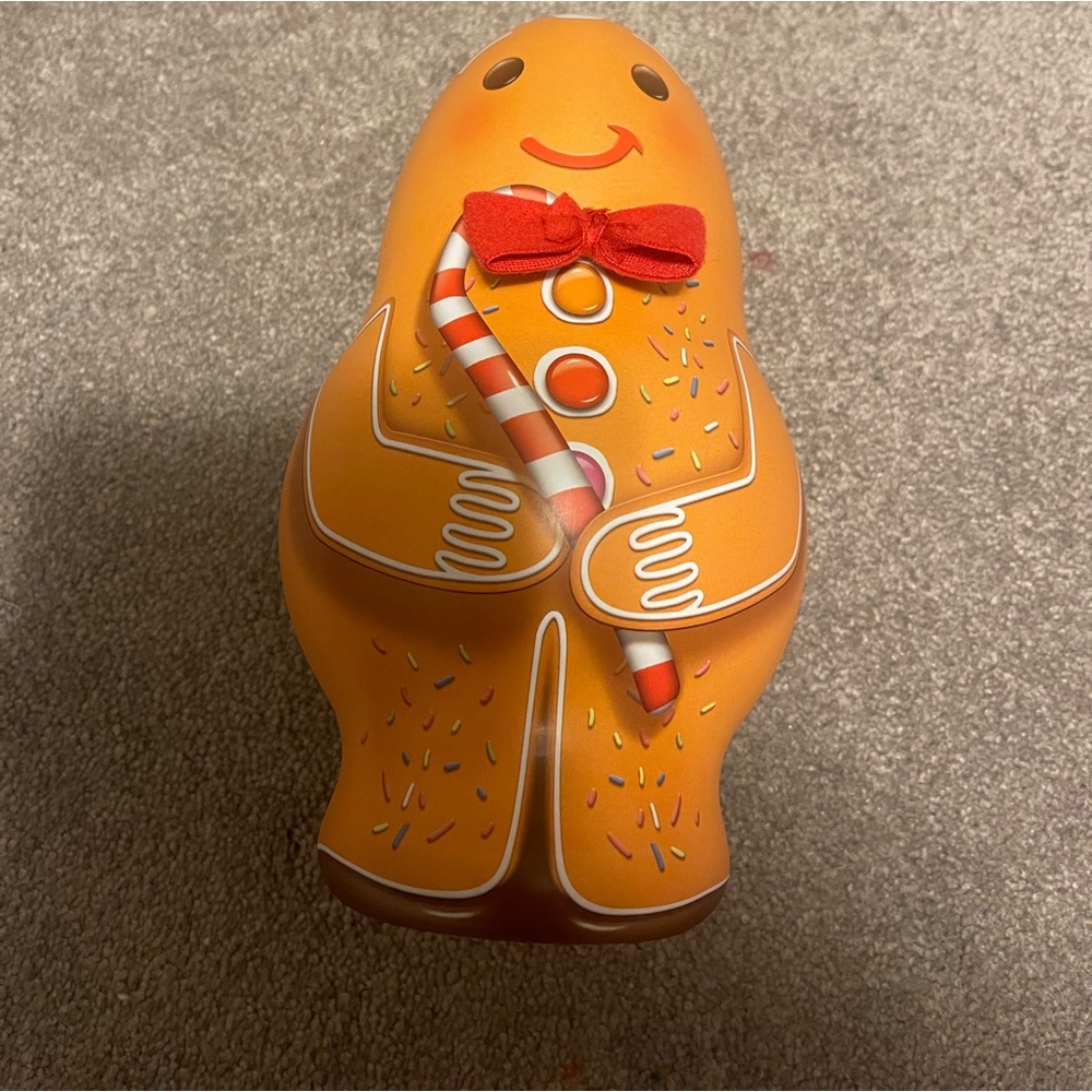 Christmas tin empty